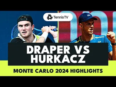 Les meilleurs moments de Draper vs Hurkacz au premier tour à Monte-Carlo