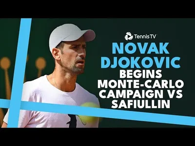 Novak Djokovic entame sa campagne de Monte-Carlo par une victoire convaincante contre Safiullin