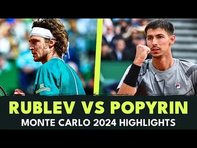 Rublev, champion en titre, surpris par Popyrin au 2e tour sur la terre battue de Monte-Carlo