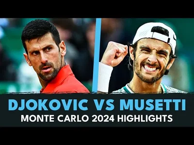 Djokovic prend sa revanche sur Musetti à Monte-Carlo