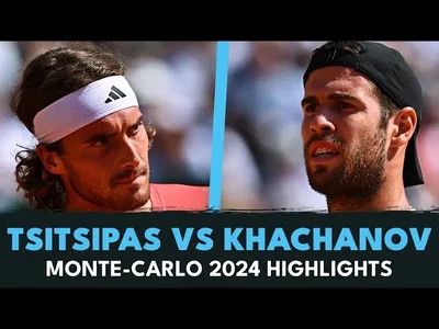 Les meilleurs moments de Tsitsipas vs Khachanov en quarts de finale sur la terre battue de Monte-Carlo