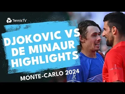 Les meilleurs moments des quarts de finale entre Djokovic et De Minaur sur la terre battue de Monte-Carlo