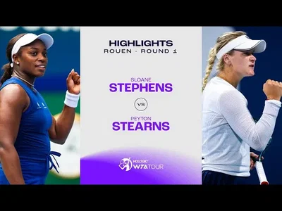 Sloane Stephens vs Peyton Stearns | 2024 Rouen Round 1 | WTA Match Highlights