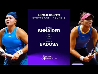 Diana Shnaider vs Paula Badosa | 2024 Stuttgart Round 1 | WTA Match Highlights