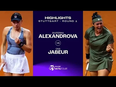 Ekaterina Alexandrova vs Ons Jabeur | 2024 Stuttgart Round 1 | WTA Match Highlights