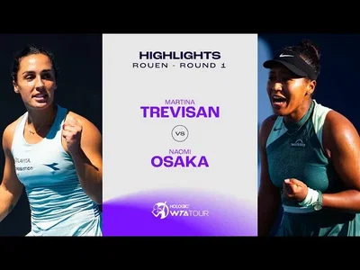Les meilleurs moments du premier tour entre Osaka et Trévisan sur la terre battue de Rouen
