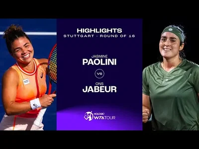 Les meilleurs moments de Jabeur vs Paolini dans le deuxième tour sur la terre battue de Stuttgart