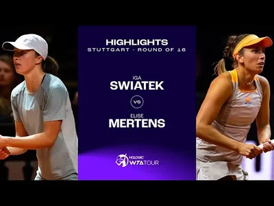 Les meilleurs moments de Swiatek vs Mertens au 2e tour sur la terre battue de Stuttgart