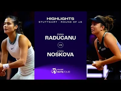 Les meilleurs moments de Raducanu vs Noskova au 2e tour sur la terre battue de Stuttgart