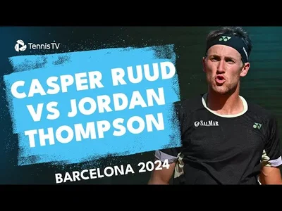 Les meilleurs moments de la rencontre Ruud - Thompson au 3e tour sur la terre battue de Barcelone