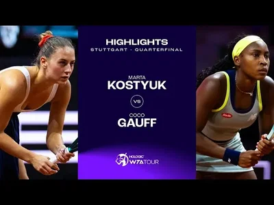 Les meilleurs moments de Gauff vs Kostyuk en quart de finale sur la terre battue de Stuttgart