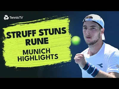 Les meilleurs moments de la demi-finale entre Struff et Rune sur la terre battue de Munich
