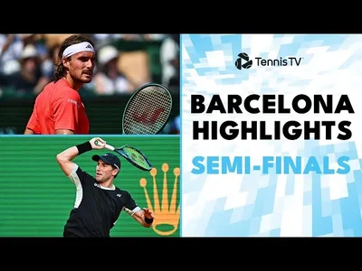 Ruud vs Etcheverry et Tsitsipas vs Lajovic. Voici les temps forts des demi-finales à Barcelone.