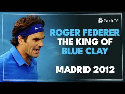 Souvenirs - Quand Federer a remporté le seul titre sur terre battue bleue de l'histoire du tennis. Voici les meilleurs moments de sa finale de Madrid 2012 contre Berdych.