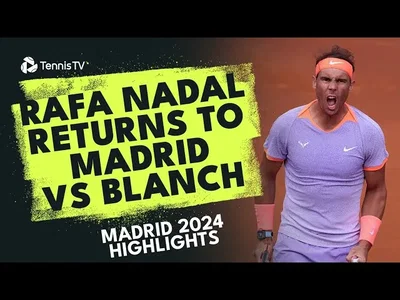 Retour de Rafael Nadal contre Darwin Blanch | Madrid 2024 Highlights