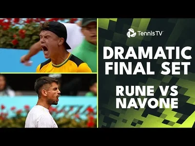 Holger Rune vs Mariano Navone DRAMATIC Final Set !
