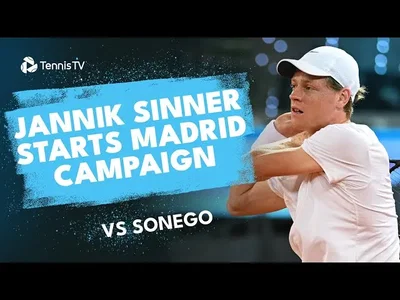 Sinner débute parfaitement sa campagne madrilène contre Sonego ! Les meilleurs moments de leur match du 2ème tour sur la terre battue espagnole.