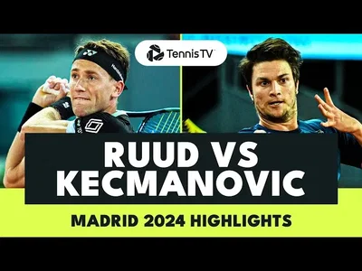 Miomir Kecmanovic vs Casper Ruud - Madrid 2024
