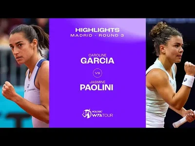 Caroline Garcia vs. Jasmine Paolini | 2024 Madrid Round 3