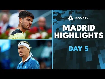 Alcaraz vs Seyboth Wild, Rublev vs Davidovich Fokina, Rune vs Griekspoor, Paul vs Cerundolo et Zverev vs Shapovalov. Voici les temps forts de la cinquième journée sur la terre battue madrilène.