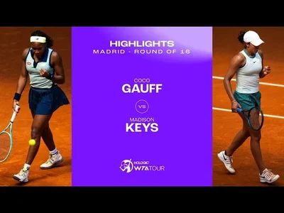 Les meilleurs moments de Gauff vs Keys au 4ème tour sur la terre battue de Madrid