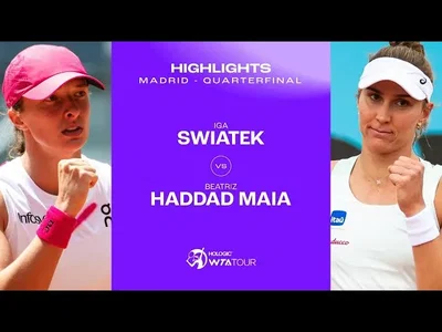 Iga Swiatek vs. Beatriz Haddad Maia | 2024 Madrid Quarterfinal