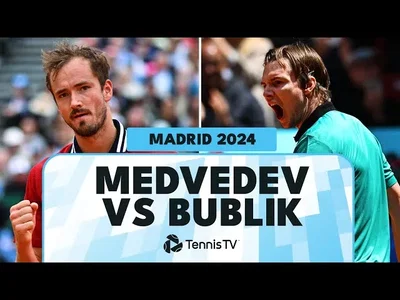 Daniil Medvedev vs Alexander Bublik : une bataille de terre battue divertissante | Madrid 2024 Highlights