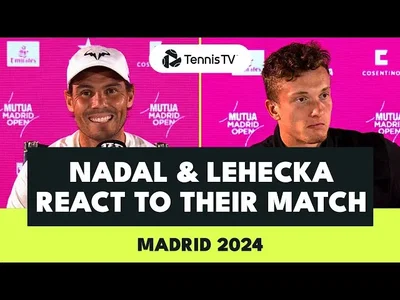Conférence de presse de Nadal après son dernier match à Madrid. Lehecka réagit également à cette soirée riche en émotions.