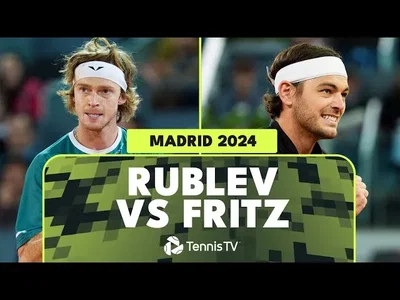 Les meilleurs moments de la demi-finale entre Rublev et Fritz sur la terre battue de Madrid