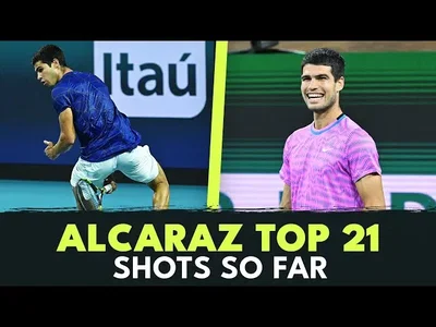 Alcaraz fête son 21e anniversaire. Ouvrez grand vos yeux, voici le Top 21 des meilleurs points de l'Espagnol !
