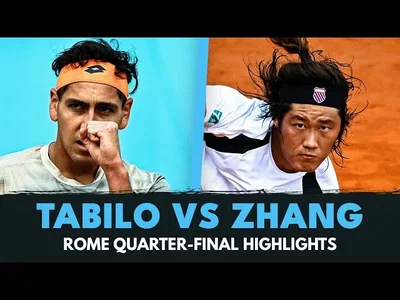 Les meilleurs moments de Tabilo vs Zhang en quart de finale sur la terre battue de Rome (Masters 1000)