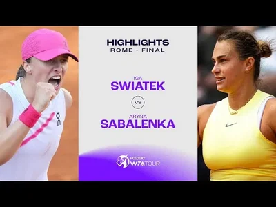 Les meilleurs moments de la finale Swiatek vs Sabalenka sur la terre battue de Rome (WTA 1000)