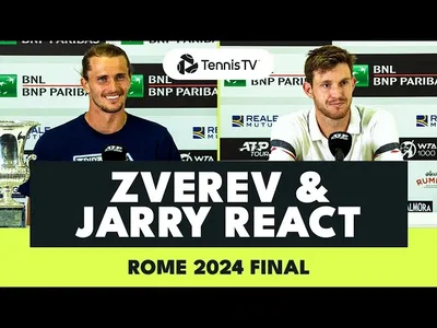 Vidéo - Conférences de presse de Zverev et Jarry après la finale du Masters 1000 de Rome