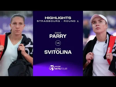 Les meilleurs moments de Svitolina vs Parry au 1er tour sur la terre battue de Strasbourg (WTA 500)