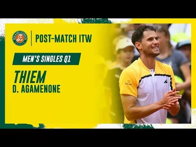 Regardez l'interview d'après-match de Thiem après sa victoire au 1er tour des qualifications de Roland-Garros 2024