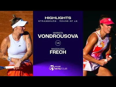 Les meilleurs moments de Vondrousova vs Frech au 2e tour sur la terre battue de Strasbourg (WTA 500)