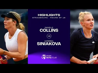 Les meilleurs moments de Collins vs Siniakova au 2e tour sur la terre battue de Strasbourg (WTA 500)
