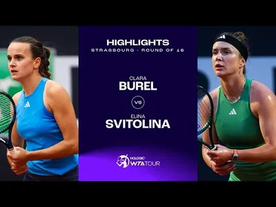 Les meilleurs moments de Burel vs Svitolina au 2e tour sur la terre battue strasbourgeoise (WTA 500)