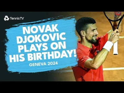 Djokovic fête son 37e anniversaire en battant Hanfmann au 2e tour sur la terre battue genevoise (ATP 250)
