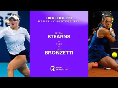 Les meilleurs moments de Stearns vs Bronzetti en quarts sur la terre battue de Rabat (WTA 250)