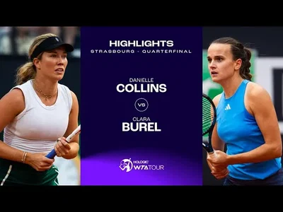 Les meilleurs moments des quarts de finale Collins vs Burel sur la terre battue de Strasbourg (WTA 500)