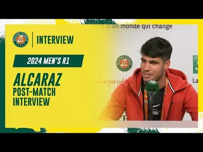 Regardez la conférence de presse d'Alcaraz après sa qualification pour le 2e tour à Roland-Garros