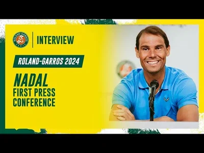 Première conférence de presse de Nadal pour le tournoi de Roland-Garros 2024