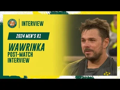 Regardez l'interview de Wawrinka après le premier tour à Roland-Garros