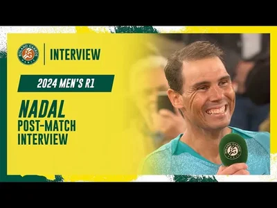 Regardez l'interview d'après-match de Nadal au premier tour. Peut-être la dernière à Roland-Garros.