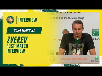 Regardez l'interview de Zverev lors de la conférence de presse après sa victoire sur Nadal au premier tour de Roland-Garros 2024