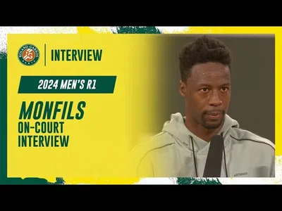 Regardez l'interview de Monfils sur le court du 1er tour de Roland-Garros 2024