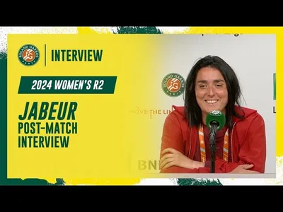 Conférence de presse d'après-match de Jabeur après sa victoire au deuxième tour à Roland-Garros 2024
