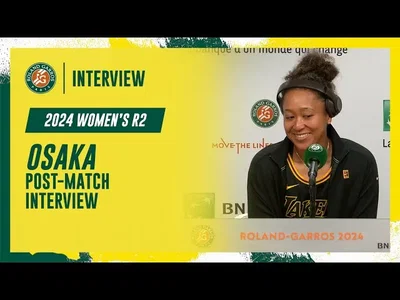 Regardez la conférence de presse d'Osaka après sa défaite au deuxième tour contre Swiatek à Roland-Garros 2024