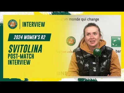 Regardez la conférence de presse d'après-match de Svitolina après sa victoire au 2e tour à Roland-Garros 2024